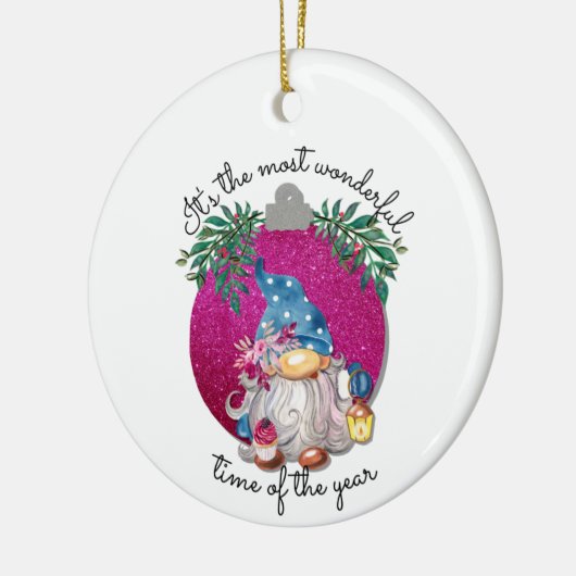 最も素晴らしい時間だ – かわいい格言引用文T セラミックオーナメント (左)