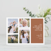 最も素晴らしい時間のクリスマスの数々の写真 案内状 (スタンド正面)