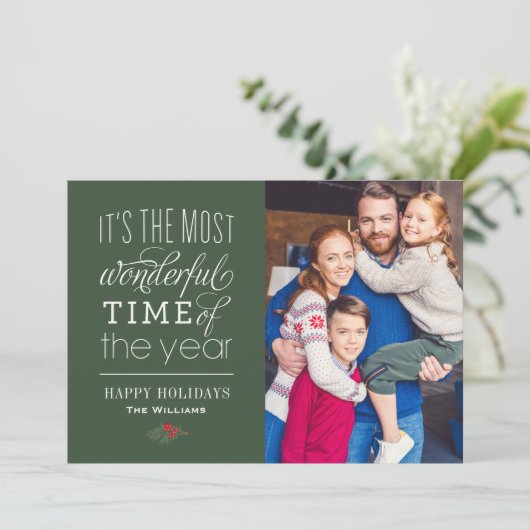 最も素晴らしい時間ダークグリーンの写真 シーズンカード (スタンド正面)