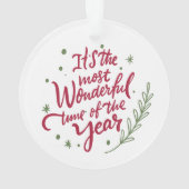 最も素晴らしい時間ベビーの初めてのクリスマスアクリル オーナメント (裏面)