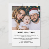 最も素晴らしい時間2写真おもしろいクリスマス シーズンカード (裏面)