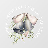 最も素晴らしい時間、クリスマスベル ウィンドウサイン (シート)