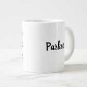 最も素晴らしい時間/クリスマス引用文/マグカップ ジャンボコーヒーマグカップ (正面右)