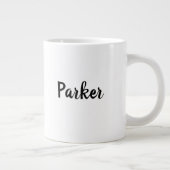 最も素晴らしい時間/クリスマス引用文/マグカップ ジャンボコーヒーマグカップ (右)