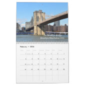 最も素晴らしい橋のウォールカレンダー カレンダー (2月 2026)