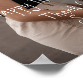 最も素晴らしい母のかわいい書パーソナライズされた道 ポスター (角)