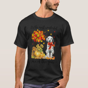最も素晴らしい秋のタイムダルマチアンポンプ Tシャツ
