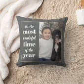 最も素晴らしい1年の時間です! フォト クッション (ブランケット)