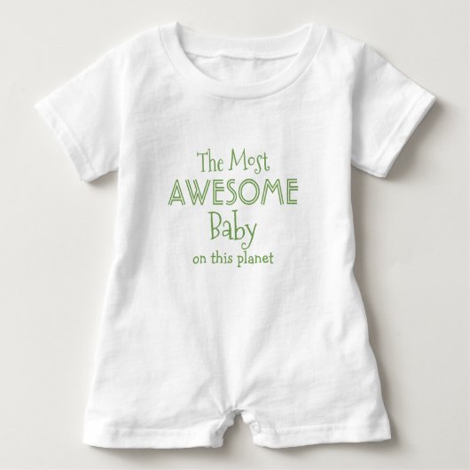 最も素晴らしい(カスタムな文字の)衣類 ベビーボディスーツ (正面)