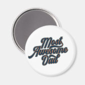 最も素晴らしパパの父の日 |マグネット マグネット (正面/裏面)