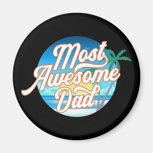 最も素晴らしパパの父の日 |マグネット マグネット (正面)