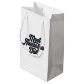 最も素晴らしパパの父の日 |抱き枕 スモールペーパーバッグ (裏面アングル)