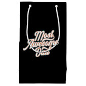 最も素晴らしパパの父の日 |抱き枕 スモールペーパーバッグ (正面)