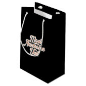 最も素晴らしパパの父の日 |抱き枕 スモールペーパーバッグ (裏面アングル)