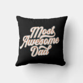 最も素晴らしパパの父の日 |装飾用クッション クッション (裏面)
