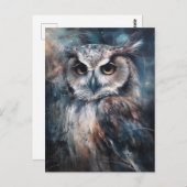 最も美しいふくろう ポストカード (正面/裏面)