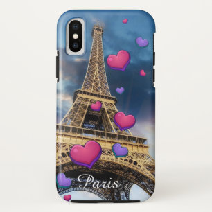 最も美しいパリエッフェルタワーの写真 iPhone X ケース