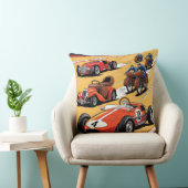 最も美しい古いレーシングカー クッション (椅子)