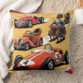 最も美しい古いレーシングカー クッション (ブランケット)