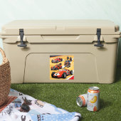 最も美しい古いレーシングカー シール (クーラー)