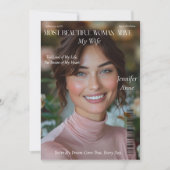 最も美しい女性の生きている妻ガールフレンド シーズンカード (正面)