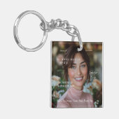 最も美しい女性生きているガールフレンドの妻 キーホルダー (正面左)