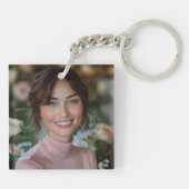 最も美しい女性生きているガールフレンドの妻 キーホルダー (裏面)