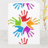 最も美しい年の美しい色 カード (黄色い花)