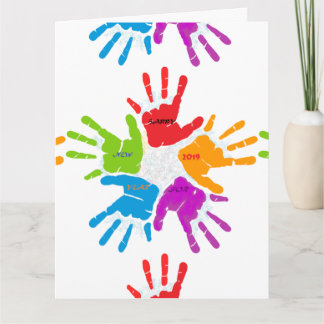 最も美しい年の美しい色 カード