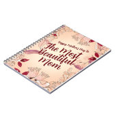 最も美しい母をパーソナライズ ノートブック (左側)