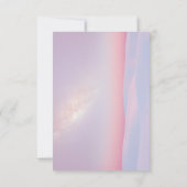 最も美しい色の招待カード RSVP (裏面)