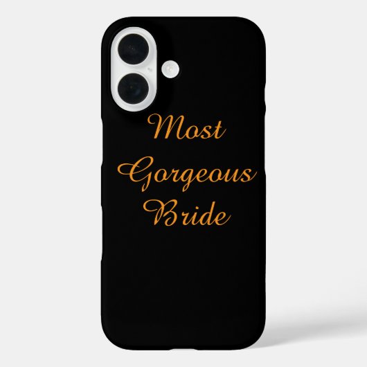 最も美しい花嫁のiPhoneケース Case-Mate iPhoneケース (裏面)
