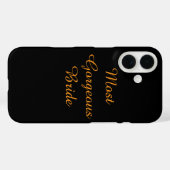 最も美しい花嫁のiPhoneケース Case-Mate iPhoneケース (裏面 (横))