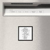 "最も美最高のしい物" マグネット (インサイチュ (食洗機))