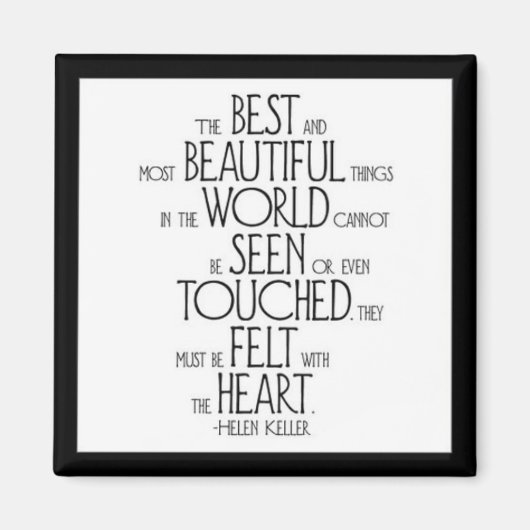 "最も美最高のしい物" マグネット (正面)