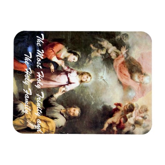 最も聖なる三位一体と聖なる家族 マグネット (横)