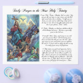 最も聖なる三位一体デイリー祈りの言葉フライヤー チラシ (シングル)