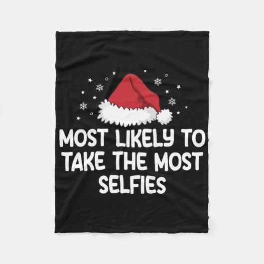 最も自己中心的な人を受け入れやすい フリースブランケット (正面)