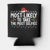 最も自撮りのクリスマスホールを取る可能性が高い 缶クーラー (正面)