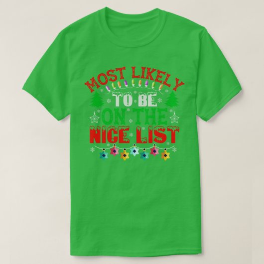 最も良いリストに載っている可能性が高い Tシャツ (デザイン正面)