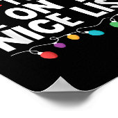 最も良いリストのクリスマスファミリーに載っているだろう ポスター (角)