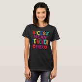 最も良い平均先生常先生学生 Tシャツ (正面フル)