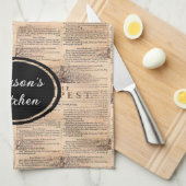 最も荒いシェイクスピアパーソナライズされたのキッチンタオル キッチンタオル (四つ折り)