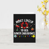 最も販売する可能性が高いサンタ保険クリスマスファミリーMa カード (黄色い花)
