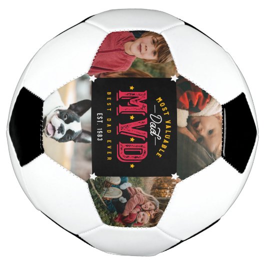 最も貴重なパパMVDおもしろい父の日4の写真 サッカーボール (回転)