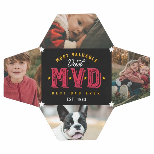 最も貴重なパパMVDおもしろい父の日4の写真 サッカーボール (フラット)