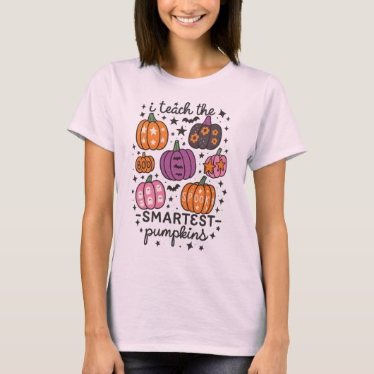 最も賢いカボチャを教える Tシャツ (正面)