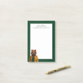 最も身なりのよいくまは|あなたの名前を加えます ポストイット (デスク上)