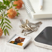 最も身なりのよいくま キーホルダー (側面)