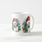 最も辛い雪だるまマグカップ コーヒーマグカップ (正面右)